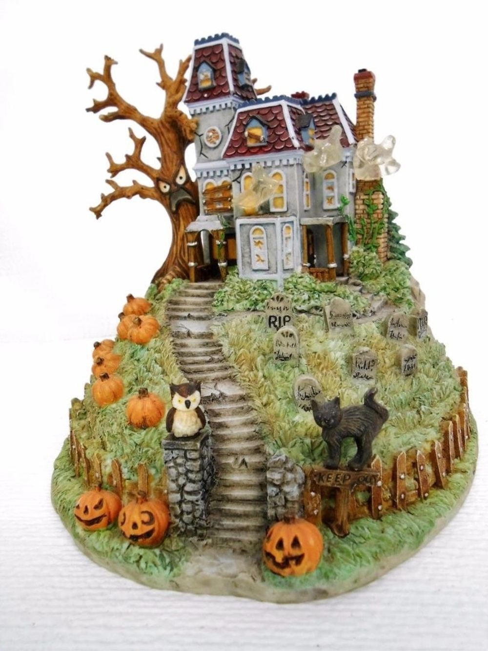 House On Haunted Lane Vintage Lenox 2002
